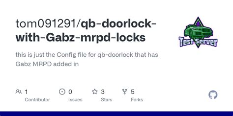 this is just the Config file for qb-doorlock that has <b>Gabz</b> <b>MRPD</b> added in. . Gabz mrpd script